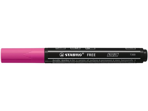 [90321725 1632610] STABILO Acrylmarker Free Acrylic T300 Lila