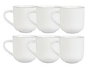 FURBER Tasse 400 ml, 6 Stück, Weiss/Gold