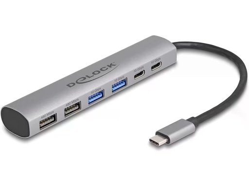 [90321924 1626042] Delock USB-Hub 2x USB 3.1 Typ-C/1x 3.1 USB Type-A/1x USB 2.0 Type-A