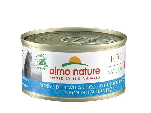 [90322031 1627333] Almo Nature Nassfutter HFC Natural Atlantikthunfisch, 70 g