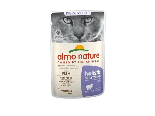 [90322069 1627347] Almo Nature Nassfutter Holistic Digestive Help mit Fisch, 70 g