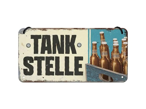 [90322167 1637987] Nostalgic Art Schild Tankstelle Bier 15 x 20 cm, Metall