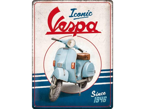 [90322199 1637963] Nostalgic Art Schild Iconic Vespa since1946 30 x 40 cm, Metall