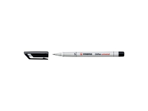 [90322200 1627180] STABILO Folienstift OHPen Universal Schwarz, 10 Stück