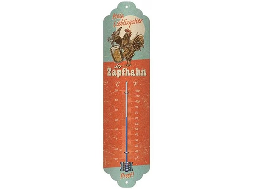 [90322216 1638000] Nostalgic Art Thermometer Lieblingstier Zapfhahn 6.5 x 28 cm