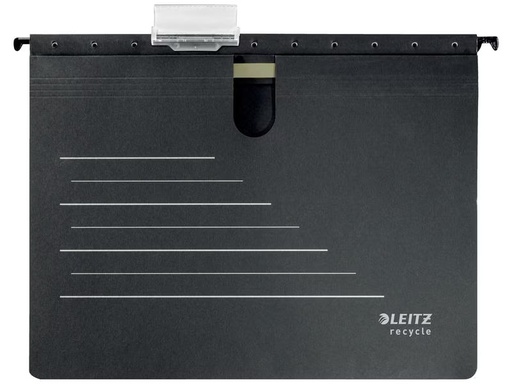 [90322326 1627191] Leitz Hängeregister Recycle Schwarz, 10 Stück