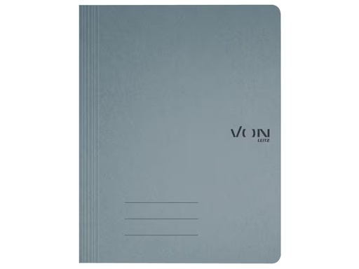 [90322449 1627741] VON Schnellhefter mit Heftmechanik, Grau, 10 Stück