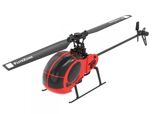 [90322460 1640379] FliteZone Helikopter Hughes 300 Rot, 4-Kanal, 6G, RTF