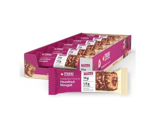 [90322711 1642977] Maxi Nutrition Riegel Creamy Core Haselnuss/Nougat