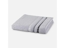 Frottana Handtuch Line Points 50 x 100 cm, Silber