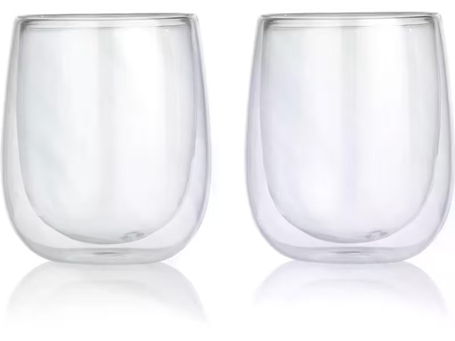 [90322834 1639799] GOURMETmaxx Cappuccino Becher 250 ml, 1 Stück, Transparent