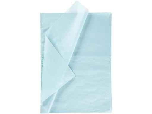 [90052337 853085] Creativ Company Seidenpapier 50 x 70 cm, 25 Blatt, Hellblau