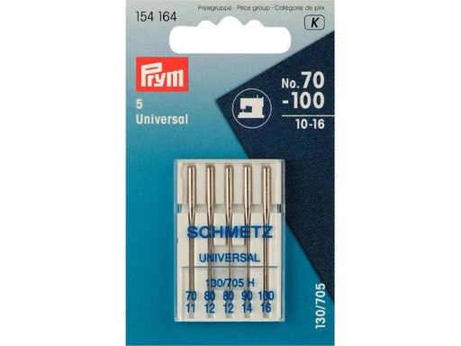 [90052339 1088052] Prym Nähmaschinennadel Nr. 70 - 100 Standard, 5 Stück