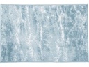 Kleine Wolke Badteppich Nevoa 60 x 90 cm, Hellblau/Weiss