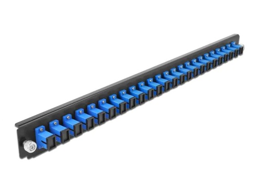 [90052359 1142970] Delock Verteilerplatte Frontblende 24 Port SC Simplex blau 19 Rack