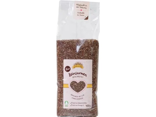 [90323331 1625859] Leib und Gut Bio Leinsamen geschrotet 400 g