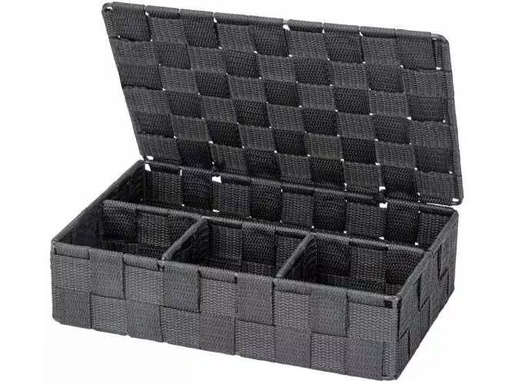 [90323485 1641156] Wenko Bad-Utensilienhalter Adria Dunkelgrau