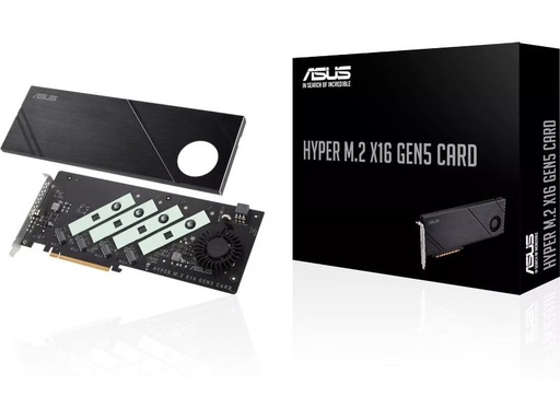 [90323767 1640335] ASUS Host Bus Adapter Hyper M.2 x16 Gen5 Card
