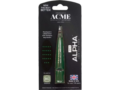[90323852 1643024] ACME Hochfrequenzpfeife Alpha, 210.5, Dunkelgrün