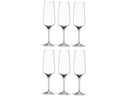 Leonardo Sektglas Cesti 240 ml, 6 Stück, Grau/Transparent