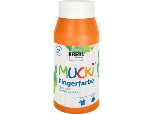 [90324041 1631934] Kreul Fingerfarbe Mucki 750 ml, Orange