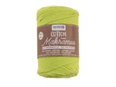 Glorex Wolle Makramee Cotton 225m x 2 mm, 250g, Neongelb