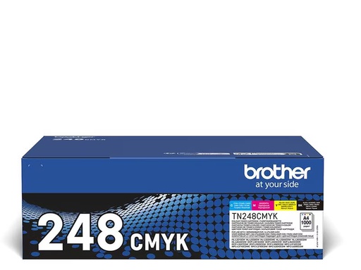 [90324093 1640619] Brother Toner TN-248 VAL Black/Cyan/Magenta/Yellow