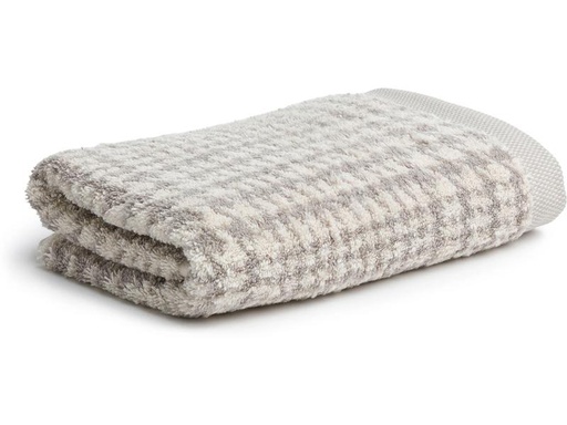[90324097 1642850] Möve Handtuch Brooklyn 50 x 100 cm, Beige/Weiss