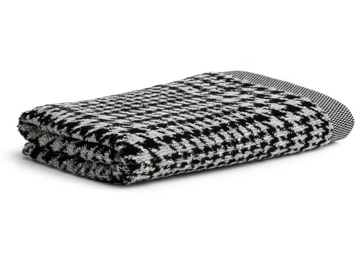 [90324122 1642853] Möve Duschtuch Brooklyn 80 x 150 cm, Schwarz/Weiss