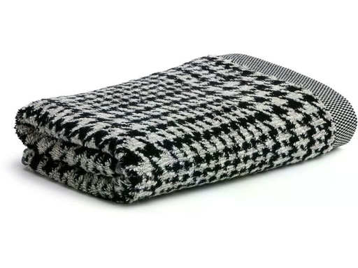 [90324166 1642851] Möve Handtuch Brooklyn 50 x 100 cm, Schwarz/Weiss
