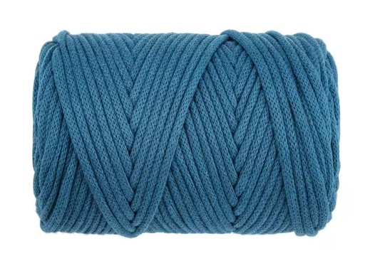 [90324280 1645176] Glorex Wolle Makramee Cord gewebt 85 m x 5 mm, 500g, Türkis