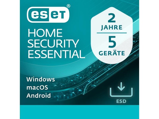 [90324368 1639757] ESET HOME Security Essential ESD, Vollversion, 5 User, 2 Jahre