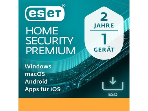 [90324479 1639763] ESET HOME Security Premium ESD, Vollversion, 1 User, 2 Jahre