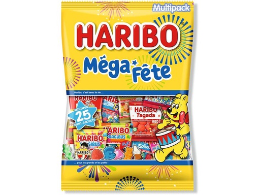 [90324633 1639742] Haribo Gummibonbons Mega Fête 1 kg