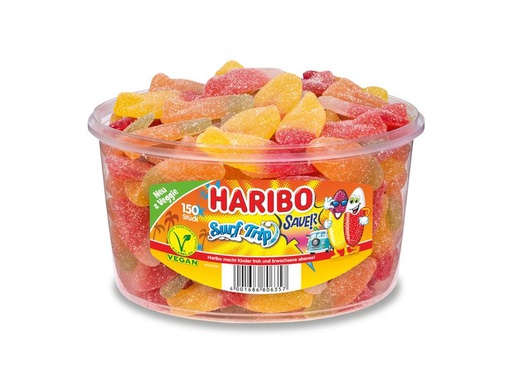 [90324635 1639740] Haribo Gummibonbons Surf Trip sauer vegan 150 Stück