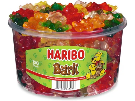 [90324774 1639730] Haribo Gummibonbons Bärli 150 Stück