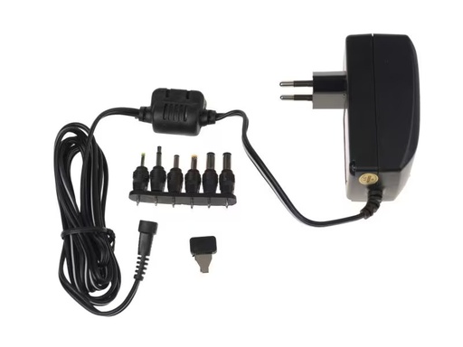 [90324792 1624100] Alpha Elettronica Steckernetzteil 24W 4.5 - 12 V DC, 2 A