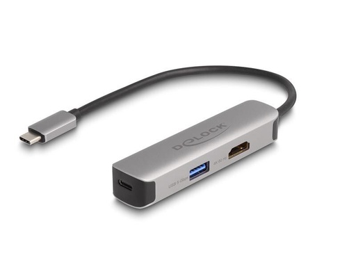 [90324810 1646044] Delock Adapter USB Type-C - HDMI/USB 3.0/USB Type-C