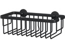 tesa ALUXX BLACK Duschkorb Schwarz