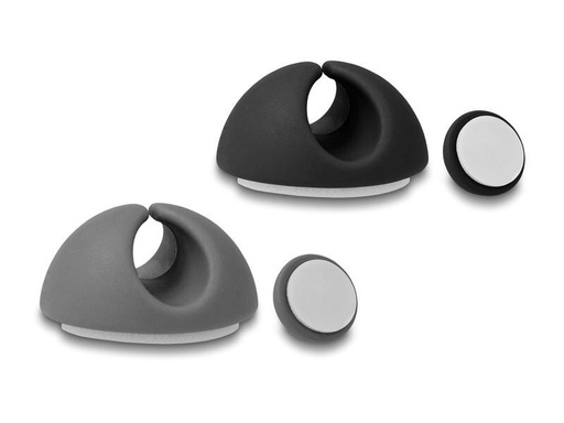 [90324870 1646060] Delock Kabelhalter Set 6 Stück