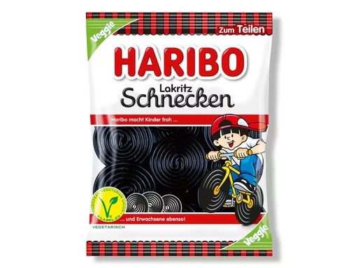 [90324874 1639707] Haribo Gummibonbons Lakritz Schnecken 175 g