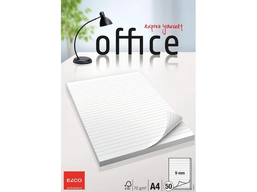 [90052519 211385] ELCO Notizblock Office 50 Blatt, Liniert