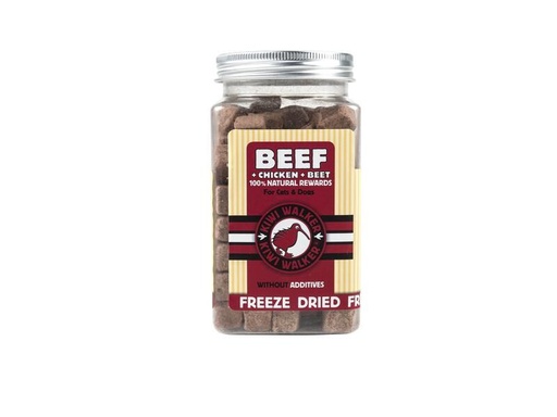 [90324976 1643457] KIWI WALKER Snack Rind, Huhn &amp; Rübe, 90 g