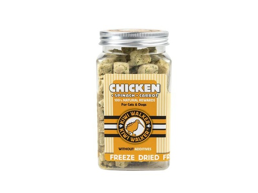 [90324987 1643458] KIWI WALKER Snack Huhn, Spinat &amp; Karotte, 65 g
