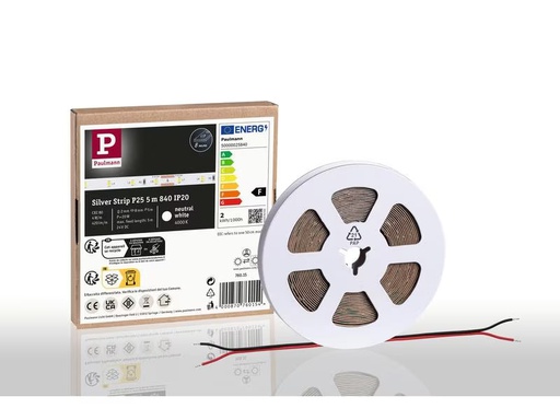 [90325136 1634662] Paulmann Pro LED Strip Silver P25 840 5m 20W 420 lm/m 60LEDs/m 4000K