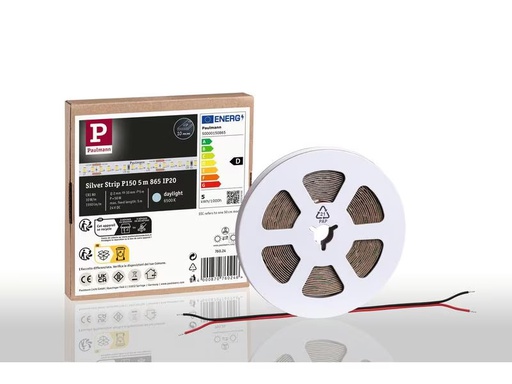 [90325187 1634671] Paulmann Pro LED Strip Silver P150 865 5m 50W 160LEDs/m 6500K