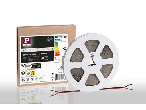 [90325205 1634672] Paulmann Pro LED Strip Silver P75 827 10m 42W 700 lm/m 96LEDs/m 2700K