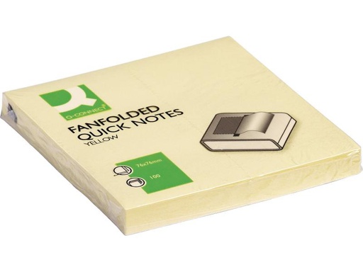 [90052601 1045995] CONNECT Notizzettel Z-Quick Notes 76 x 76 mm, Gelb