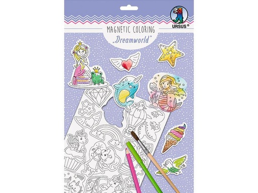[90052670 1198274] URSUS Magnetpapier Dreamworld A4, 100 g/m²,  2 Stück, Weiss