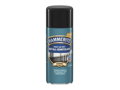 [90325432 1493051] Hammerite Metall-Schutzlack Matt Schwarz, 400 ml